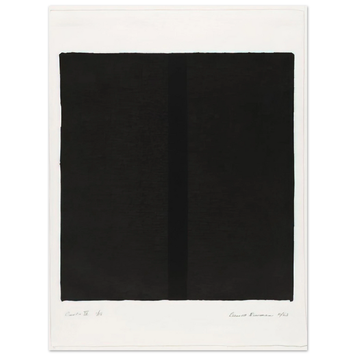 Barnett Newman - Canto IV  75x100 cm / 30x40inches Fine Art Poster