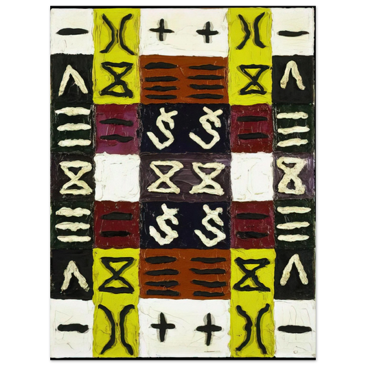 Alfred Jensen - A Perfect Equal Area I - 1960  75x100 cm / 30x40inches Fine Art Poster