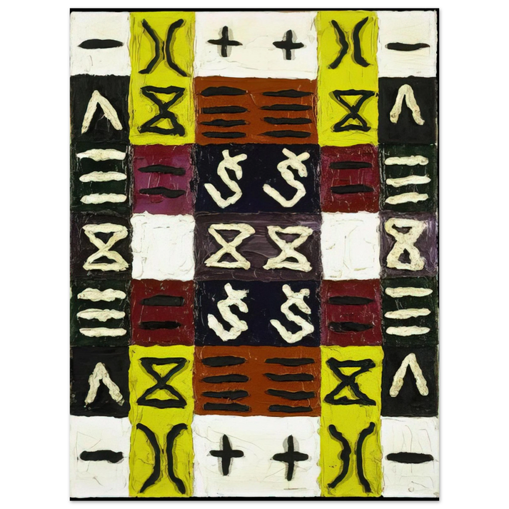 Alfred Jensen - A Perfect Equal Area I - 1960  75x100 cm / 30x40inches Fine Art Poster