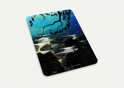 Days End By Eyvind Earle Pack of 10 Post Cards | Eyvind Earle Post Cards | A6 (10.5 x 14.8 cm) - 4.1 x 5.8 inches