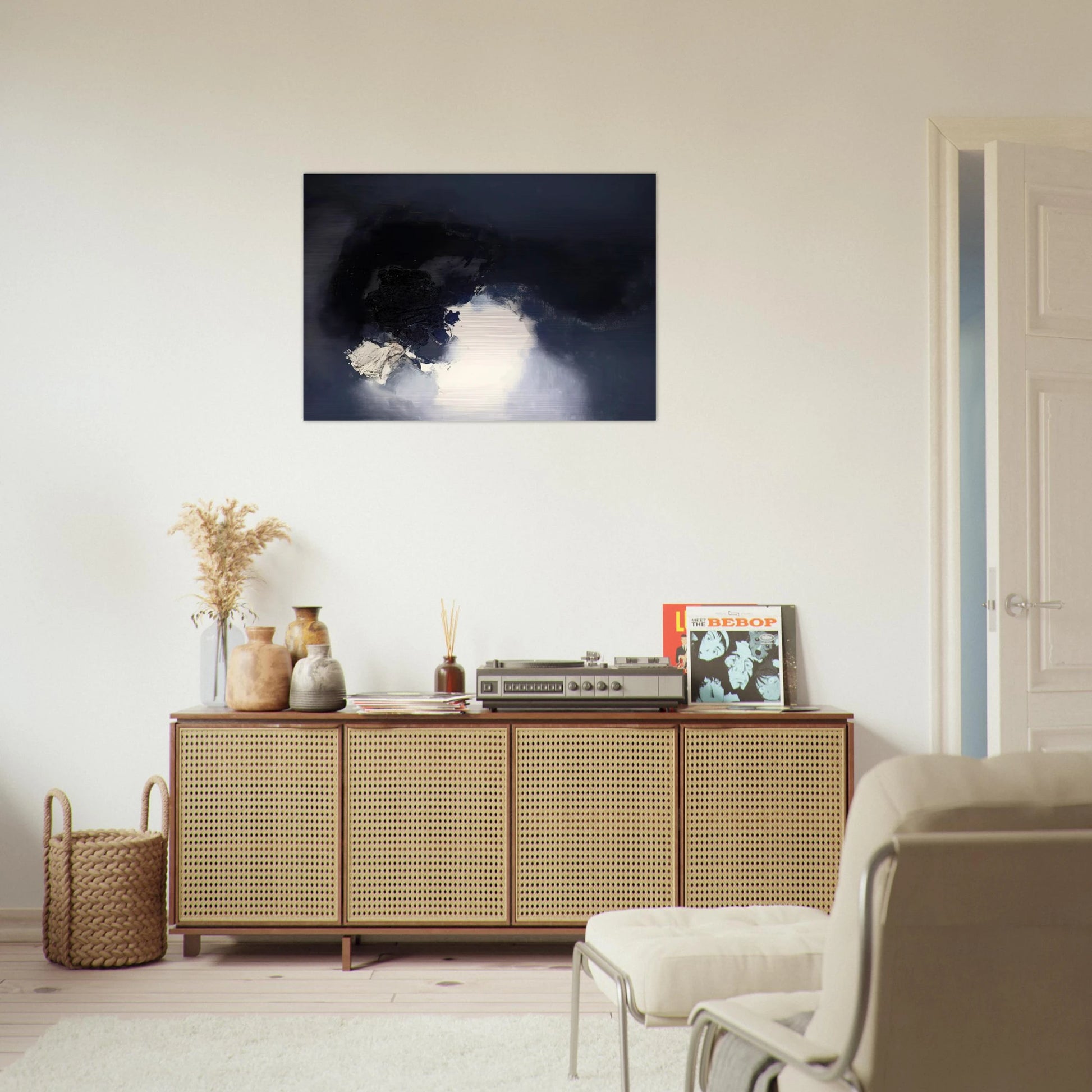 PAINTING 139 - Luis Feito Brushed Aluminum Print - 70x100 cm / 28x40 inches | Luis Feito Aluminum Print | Luis Feito Prints