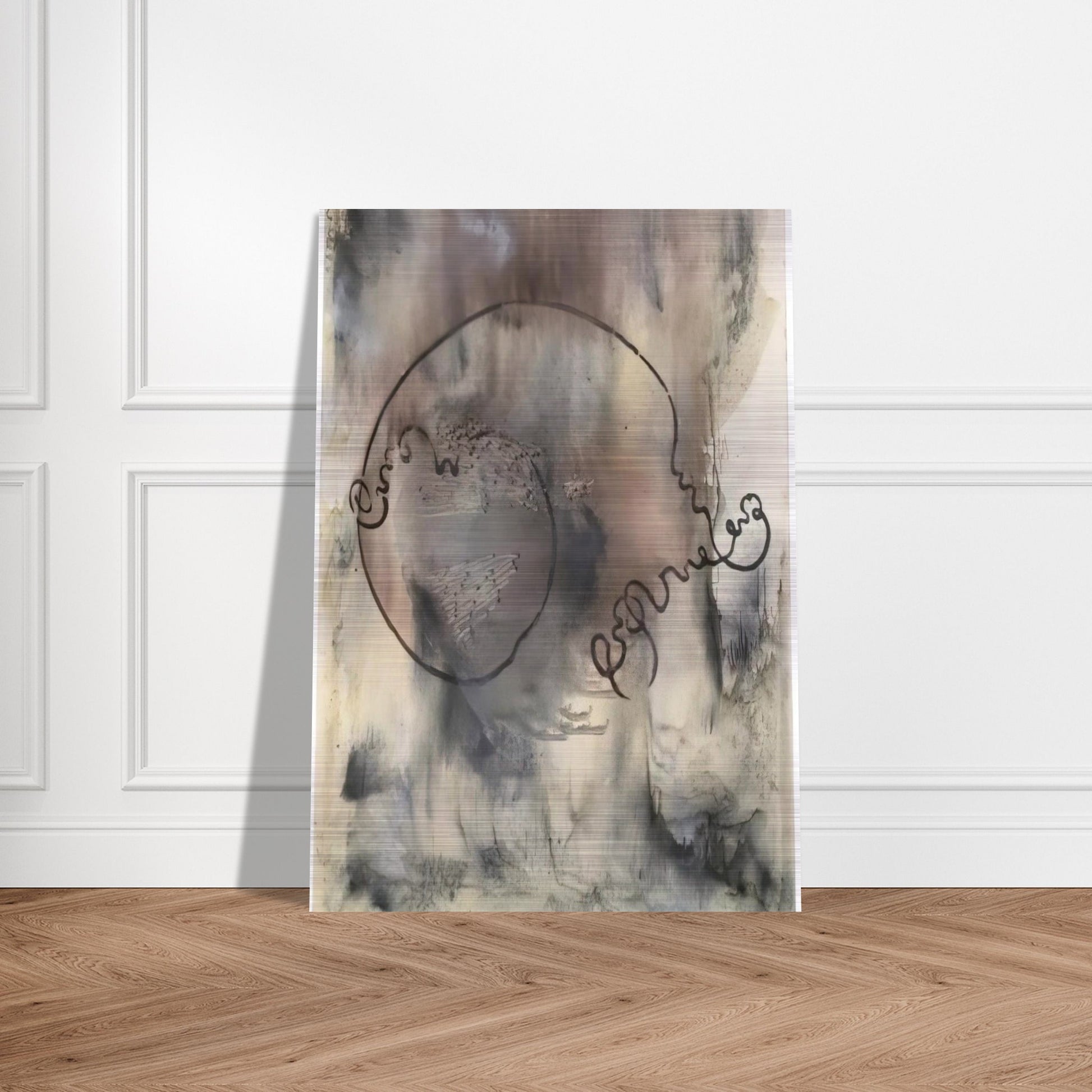 AUDATIA 1986 - Sigmar Polke Brushed Aluminum Print - 70x100 cm / 28x40 inches | Sigmar Polke Aluminum Print | Sigmar Polke Prints