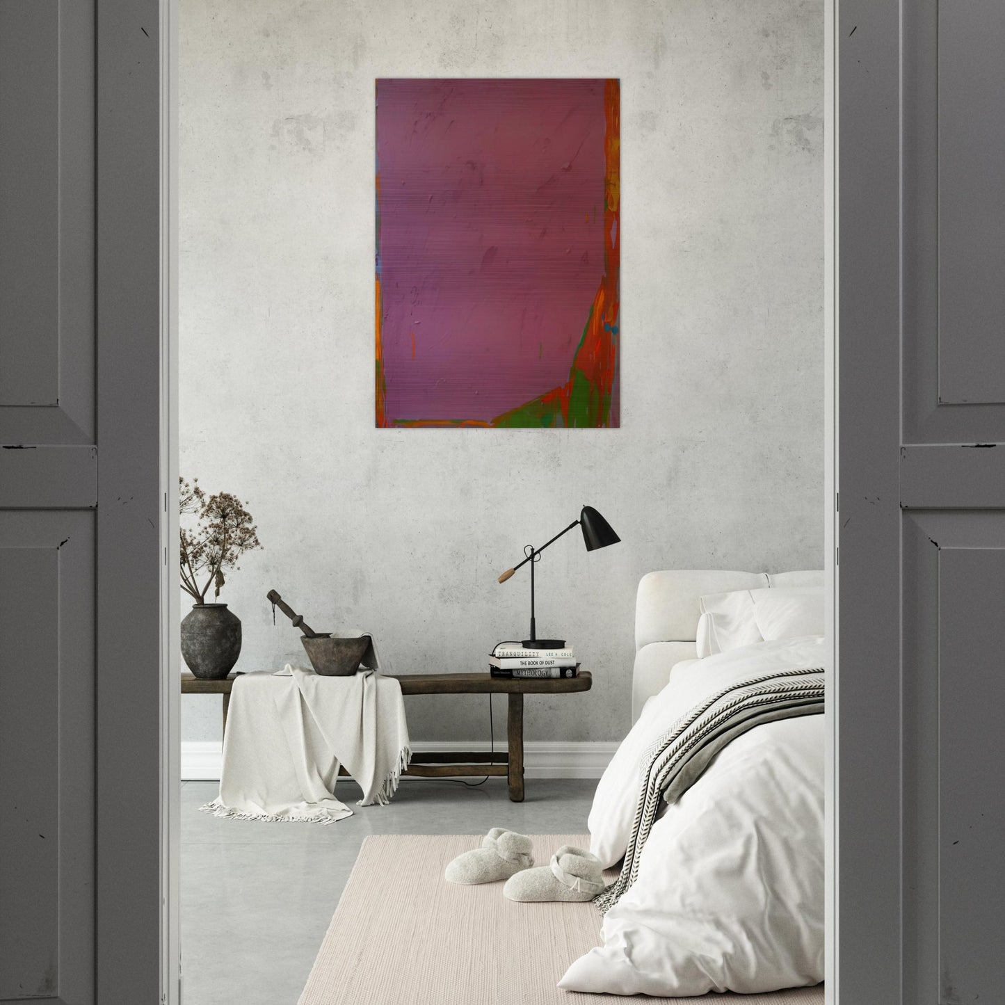 30.7.75 - 1975 - John Hoyland Brushed Aluminum Print - 70x100 cm / 28x40 inches | John Hoyland Aluminum Print | John Hoyland Prints