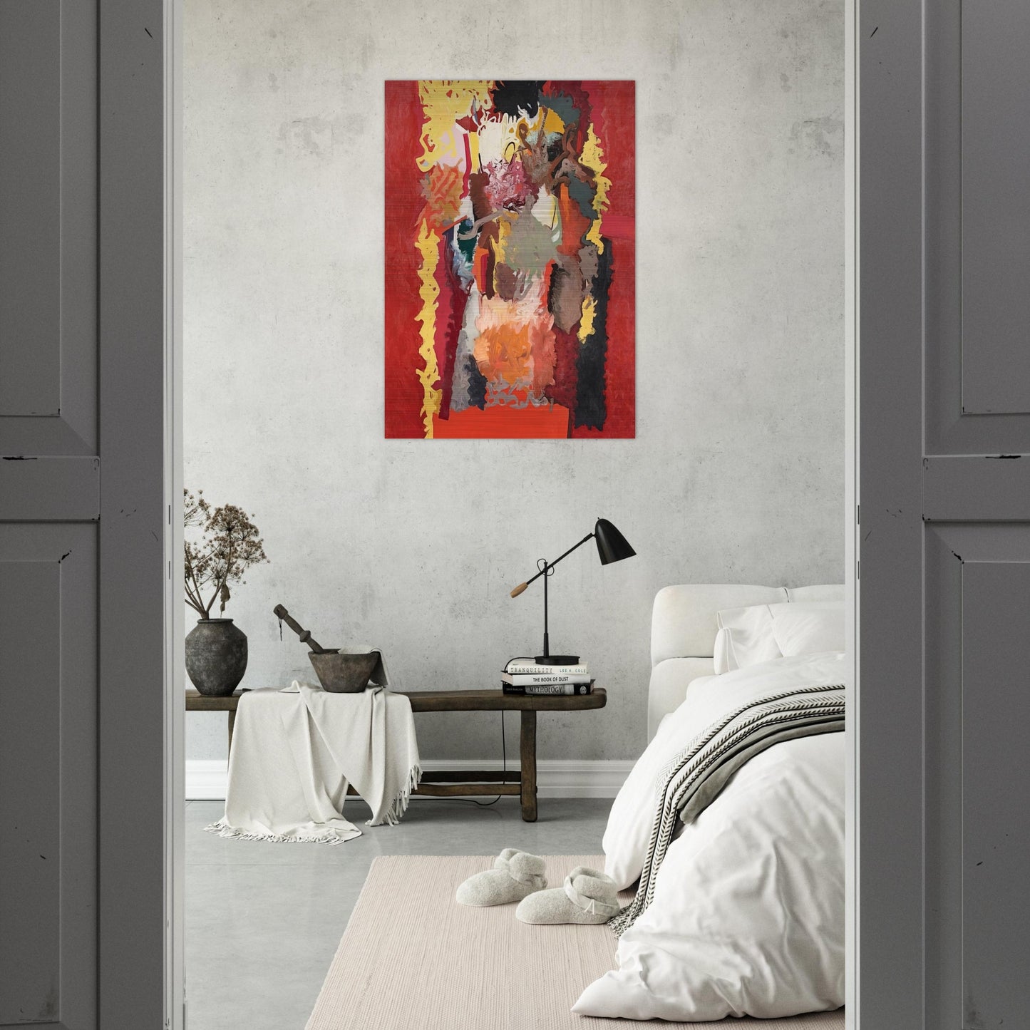 The Witch Doctor - 1963 - John Ferren Brushed Aluminum Print - 70x100 cm / 28x40 inches | John Ferren Aluminum Print | John Ferren Prints