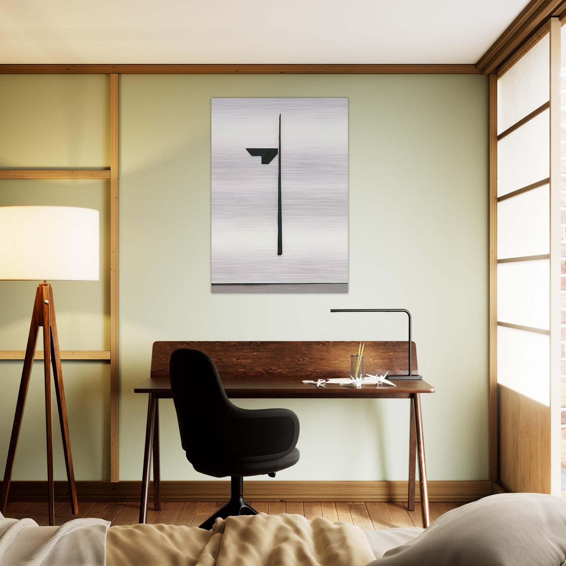 Butterfly II - 1969 - Blinky Palermo Brushed Aluminum Print - 70x100 cm / 28x40 inches | Blinky Palermo Aluminum Print | Blinky Palermo Prints