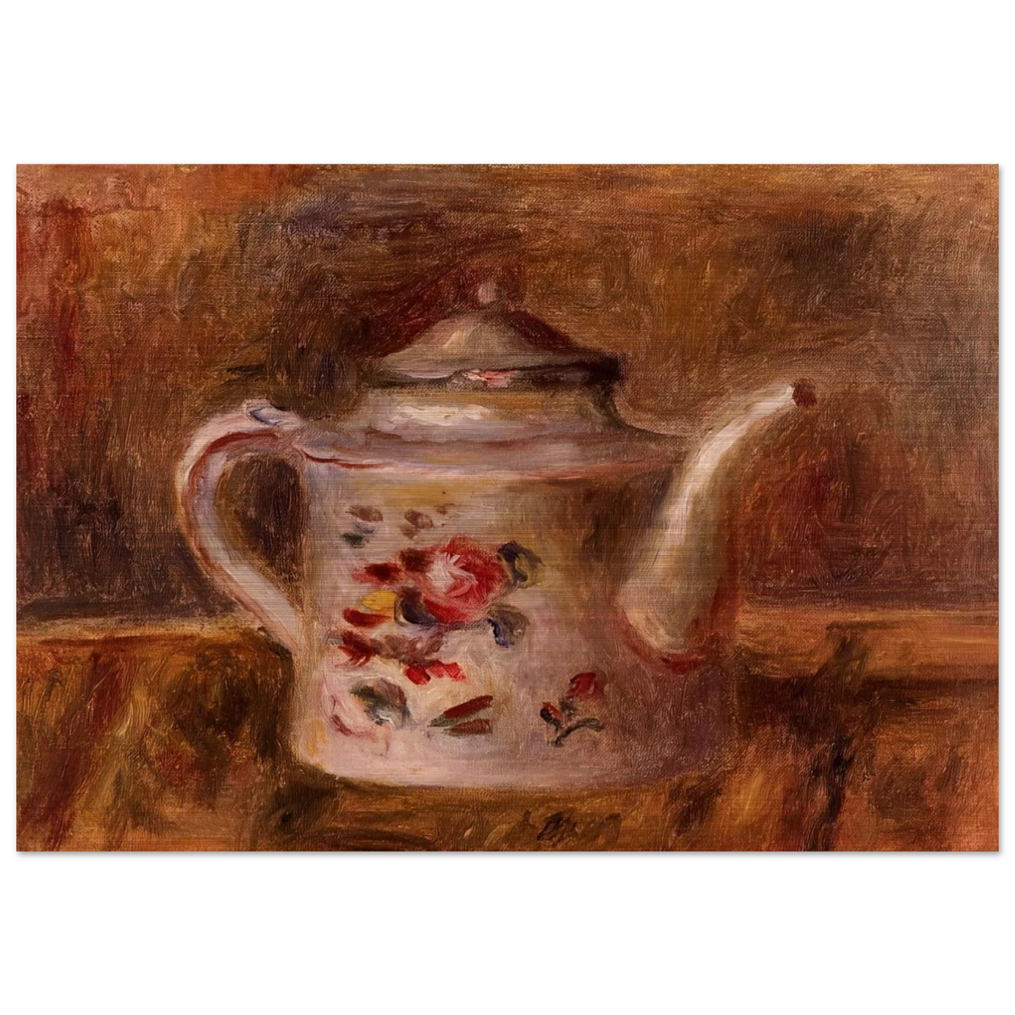 Watering Can - Pierre-Auguste Renoir Brushed Aluminum Print - 70x100 cm / 28x40 inches | Pierre-Auguste Renoir Aluminum Print | Pierre-Auguste Renoir Prints