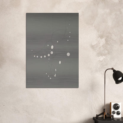 SNOW FLURRY 1948 - Alexander Calder Brushed Aluminum Print - 70x100 cm / 28x40 inches | Alexander Calder Aluminum Print | Alexander Calder Prints