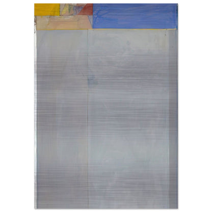 Ocean Park #49 - Richard Diebenkorn Brushed Aluminum Print - 70x100 cm / 28x40 inches | Richard Diebenkorn Aluminum Print | Richard Diebenkorn Prints