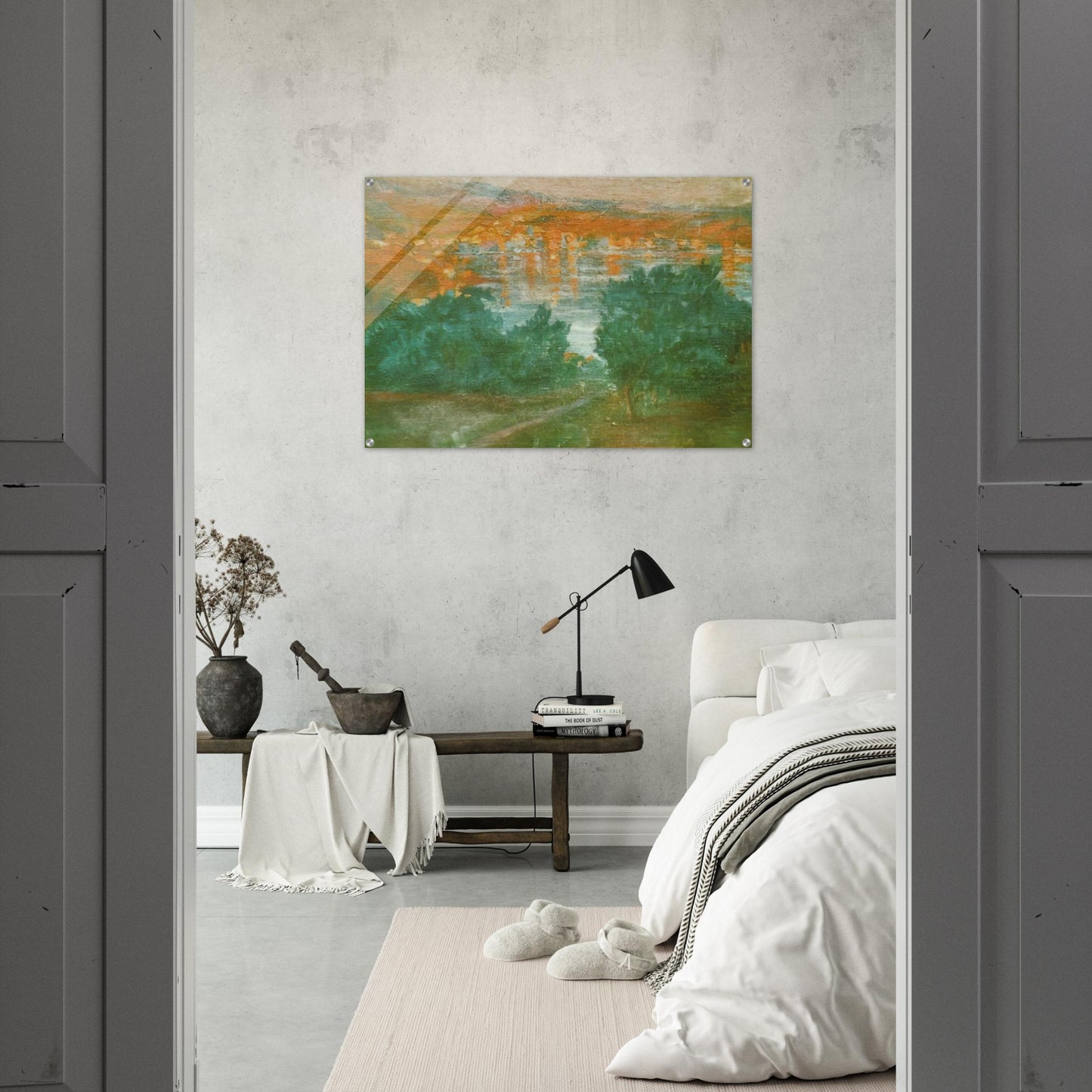 LANDSCAPE CADAQUES - Salvador Dali Acrylic Print - 70x100 cm / 28x40″ inches