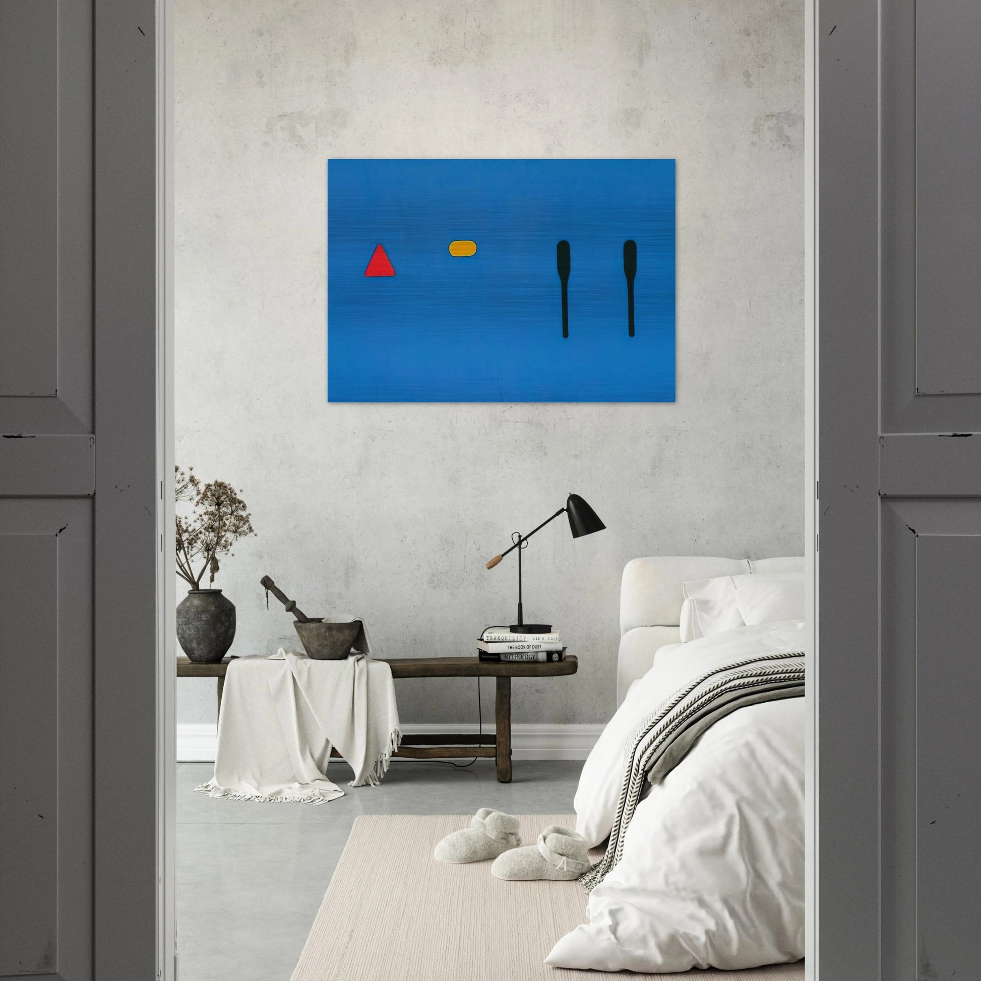 Untitled - 1968 - Ron Gorchov Brushed Aluminum Print - 70x100 cm / 28x40 inches | Ron Gorchov Aluminum Print | Ron Gorchov Prints