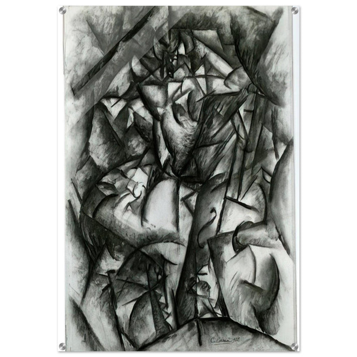 CONCERT CAFE 1912 - Carlo Carra Acrylic Print - 70x100 cm / 28x40″ inches