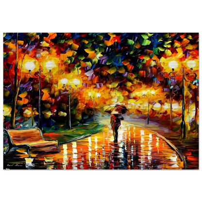 Leonid Afremov - Leonid Afremov Brushed Aluminum Print - 70x100 cm / 28x40 inches | Leonid Afremov Aluminum Print | Leonid Afremov Prints