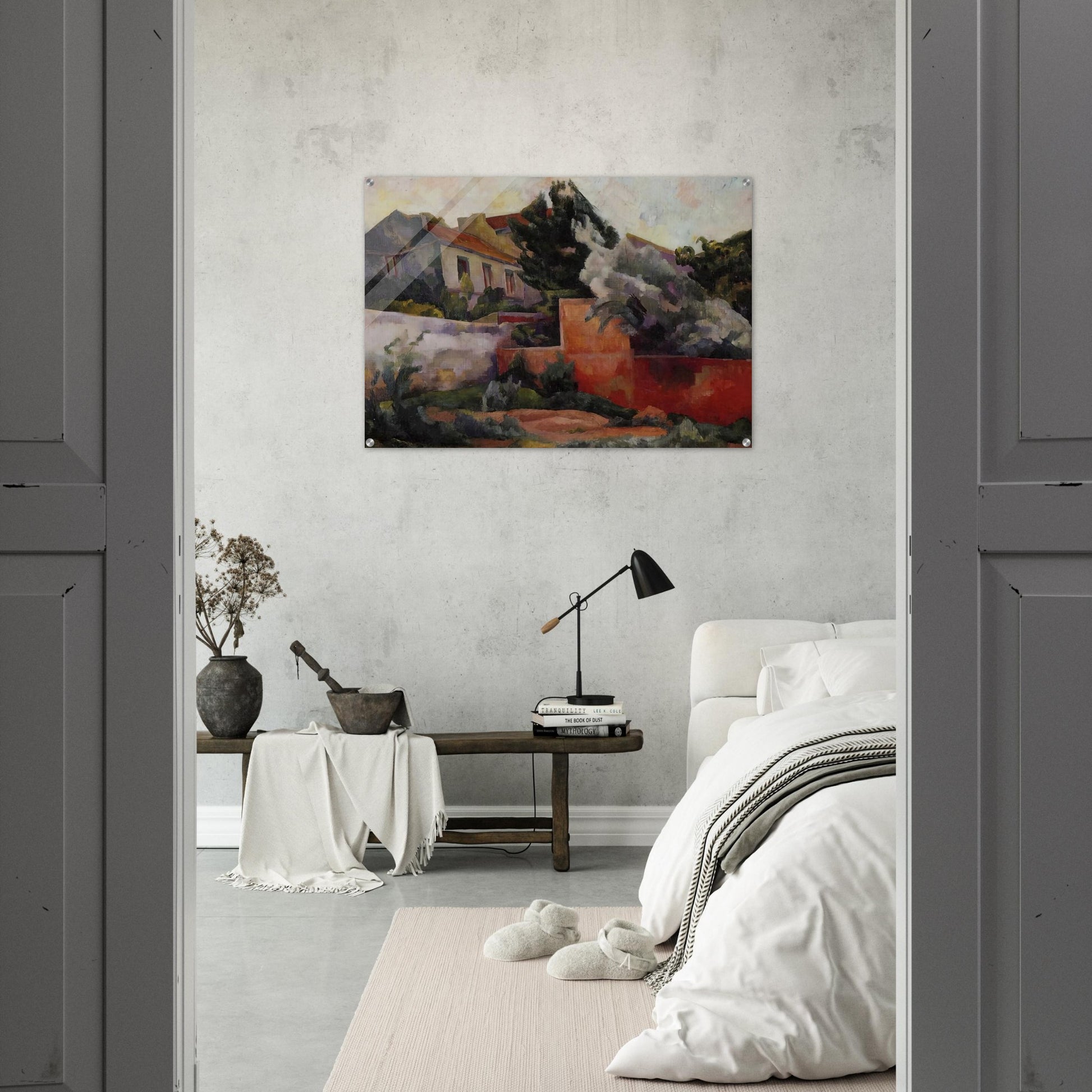 THE OUTSKIRTS OF PARIS 1918 - Diego Rivera Acrylic Print - 70x100 cm / 28x40″ inches