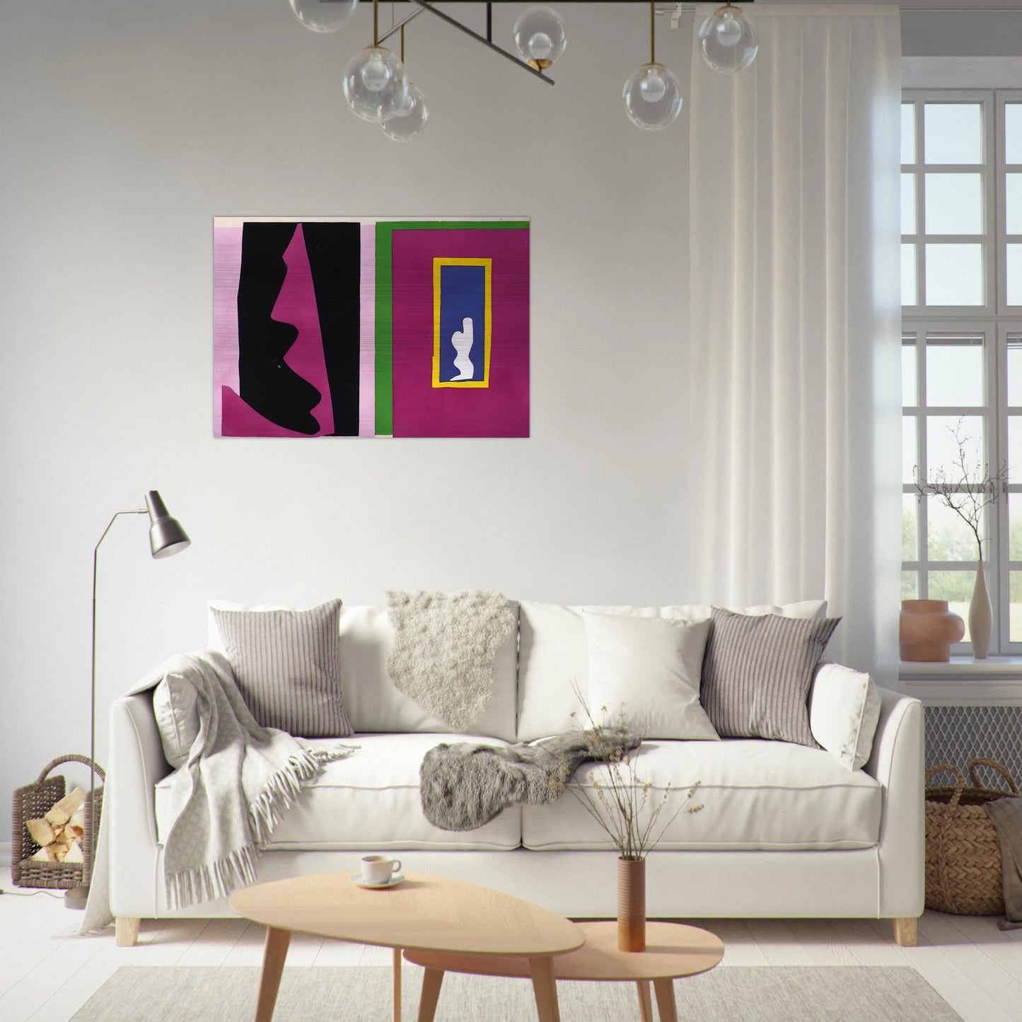 CUT OUTS - Henri Matisse Brushed Aluminum Print - 70x100 cm / 28x40 inches | Henri Matisse Aluminum Print | Henri Matisse Prints