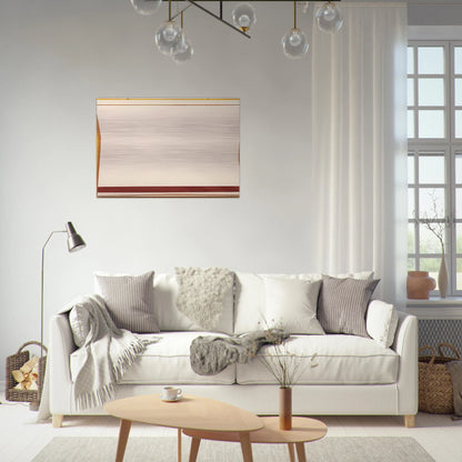 White 7 - 1963 - Larry Zox Brushed Aluminum Print - 70x100 cm / 28x40 inches | Larry Zox Aluminum Print | Larry Zox Prints