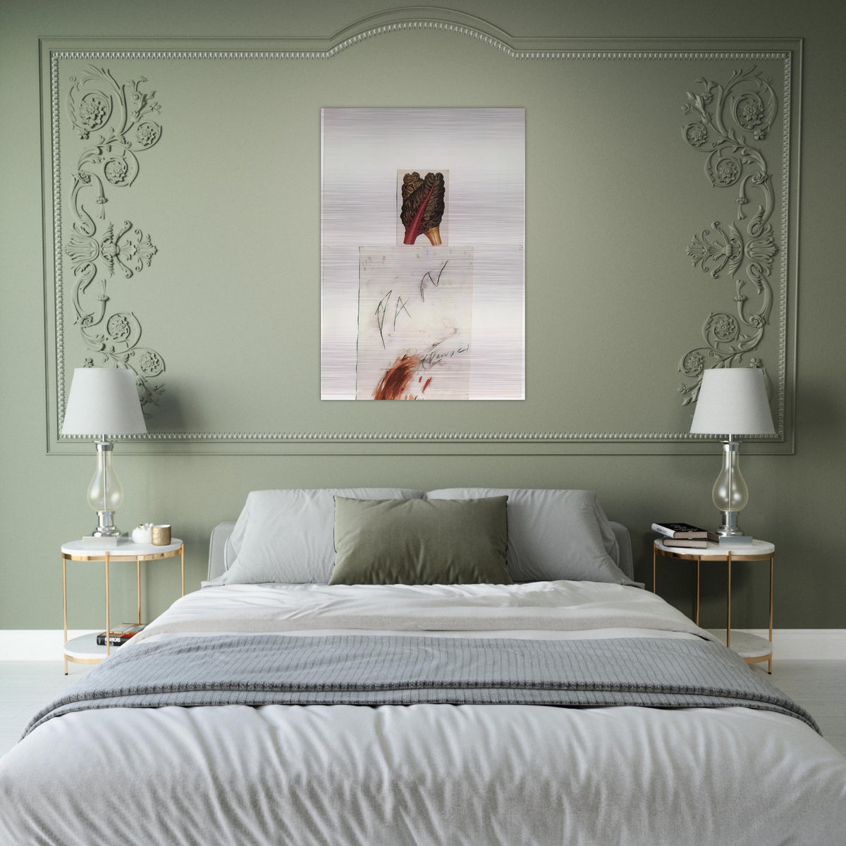 Pan - Cy Twombly Brushed Aluminum Print - 70x100 cm / 28x40 inches | Cy Twombly Aluminum Print | Cy Twombly Prints