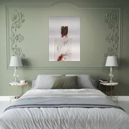 Pan - Cy Twombly Brushed Aluminum Print - 70x100 cm / 28x40 inches | Cy Twombly Aluminum Print | Cy Twombly Prints