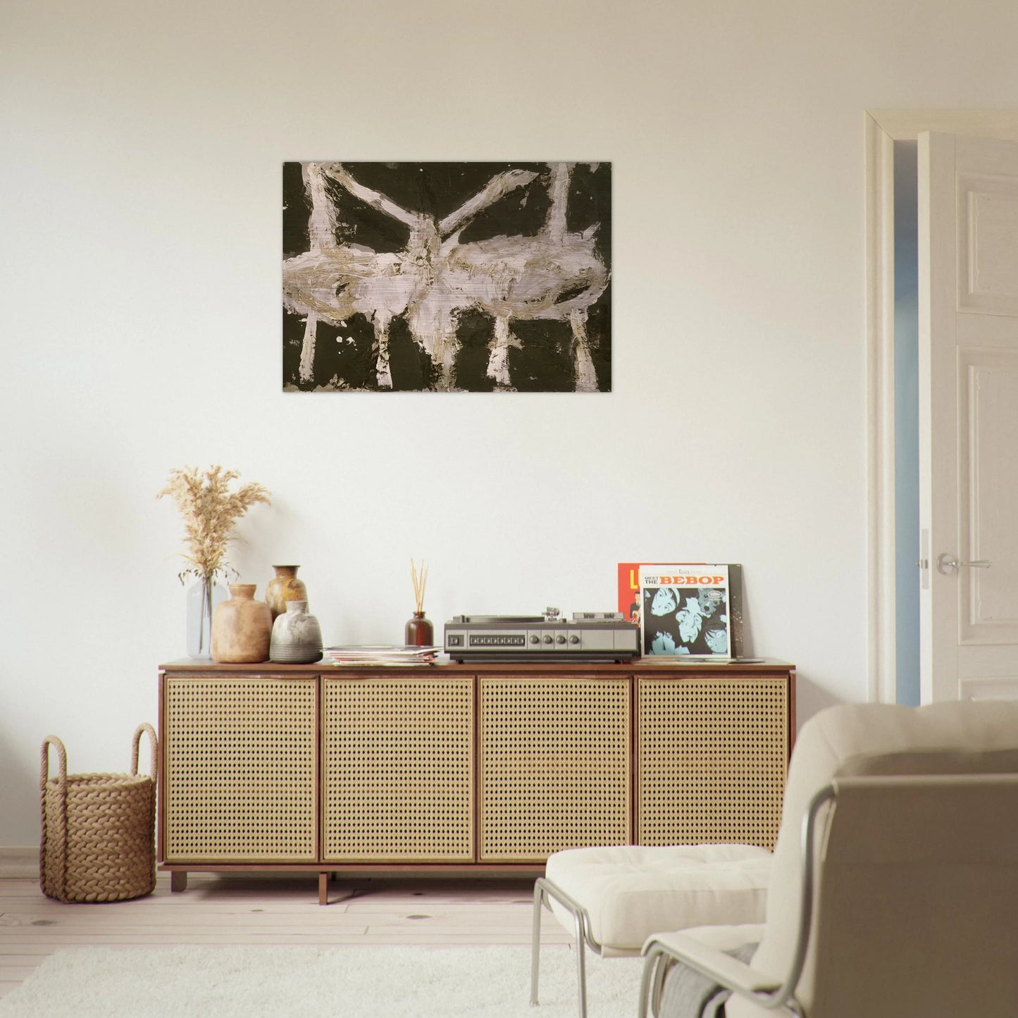 Min-Oe - Cy Twombly Brushed Aluminum Print - 70x100 cm / 28x40 inches | Cy Twombly Aluminum Print | Cy Twombly Prints