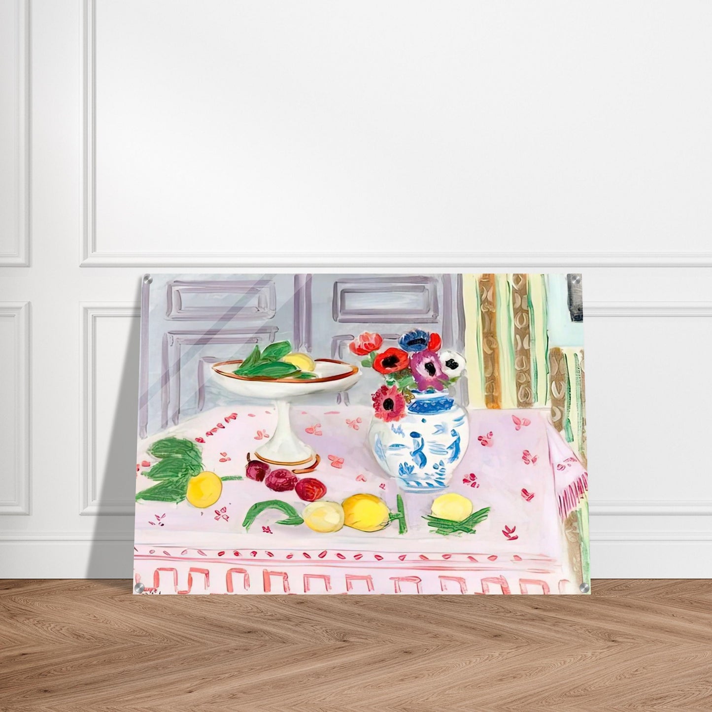 THE PINK TABLECLOTH 1925 - Henri Matisse Acrylic Print - 70x100 cm / 28x40″ inches | Henri Matisse Wall Art | Henri Matisse Prints
