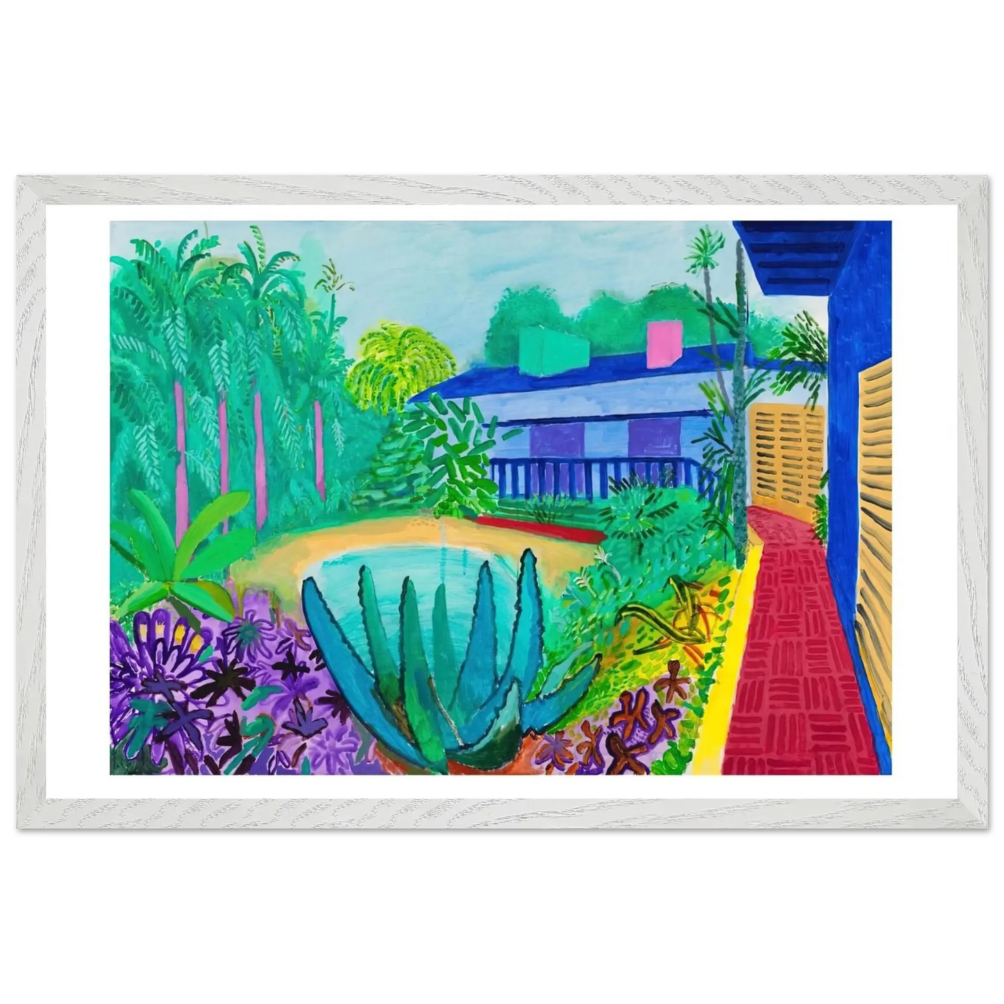 David Hockney - David Hockney Wall art - 45x60 cm / 18x24 Inches - Fine Art Poster - -