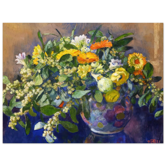 Theo van Rysselberghe - VASE OF FLOWERS 1923  75x100 cm / 30x40inches Fine Art Poster