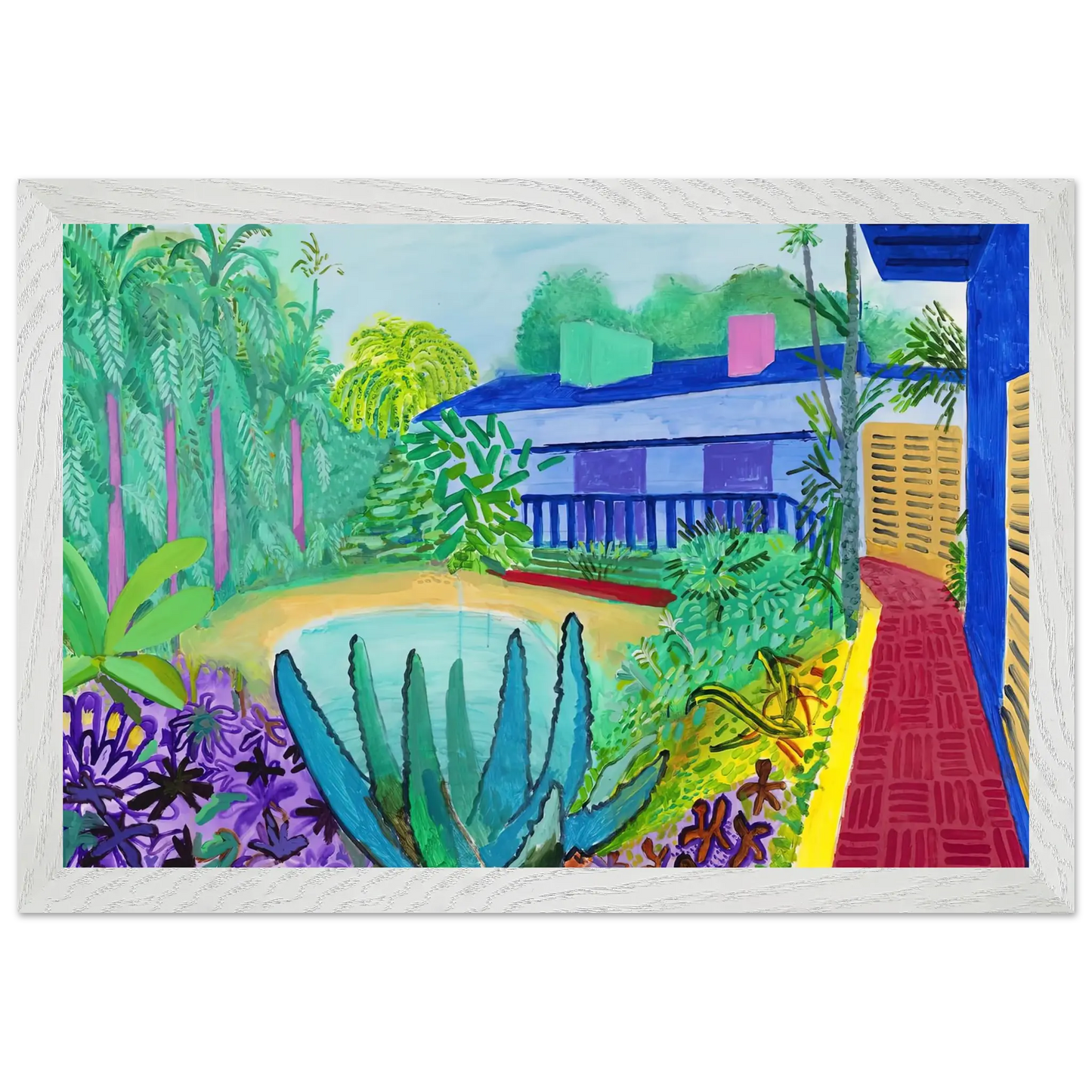 David Hockney - David Hockney Wall art - A2 (42 x 59.4  cm) - Fine Art Poster - -