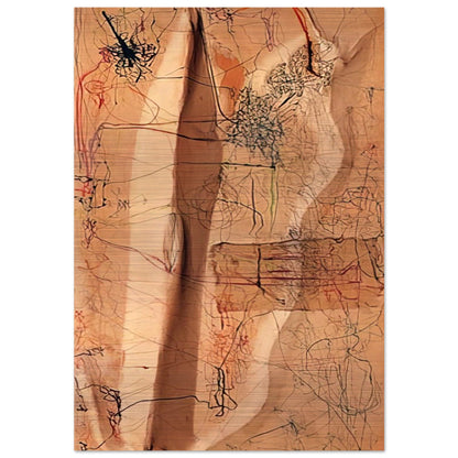 Untitled - 1964 - Mira Schendel Brushed Aluminum Print - 70x100 cm / 28x40 inches | Mira Schendel Aluminum Print | Mira Schendel Prints