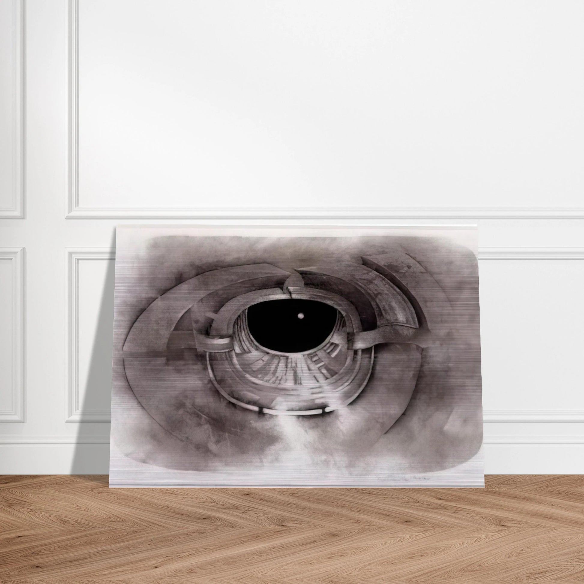 UNTITLED 1962 1 - Lee Bontecou Brushed Aluminum Print - 70x100 cm / 28x40 inches | Lee Bontecou Aluminum Print | Lee Bontecou Prints
