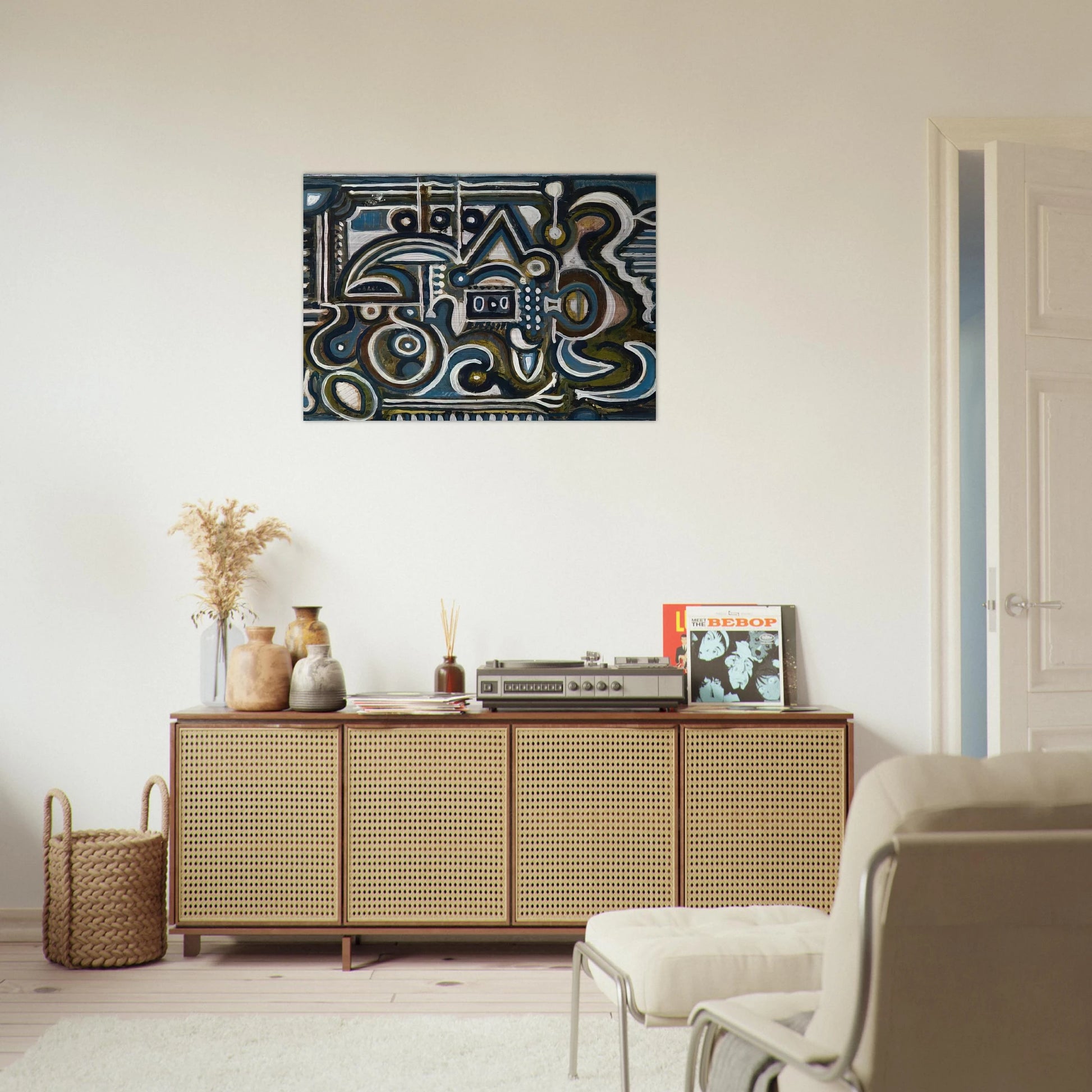 Untitled - 1930 - Richard Pousette-Dart Brushed Aluminum Print - 70x100 cm / 28x40 inches | Richard Pousette-Dart Aluminum Print | Richard Pousette-Dart Prints