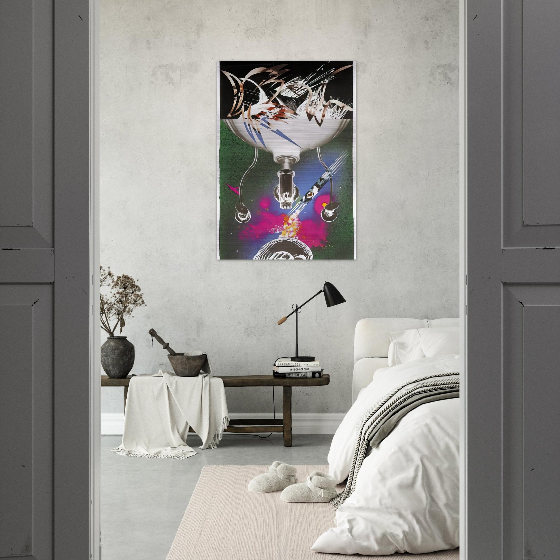 Where the Water Goes - James Rosenquist Brushed Aluminum Print - 70x100 cm / 28x40 inches | James Rosenquist Aluminum Print | James Rosenquist Prints