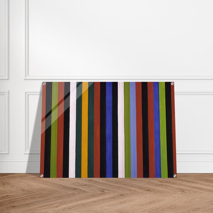 Hot Beat - 1964 - Gene Davis Acrylic Print - 70x100 cm / 28x40″ inches