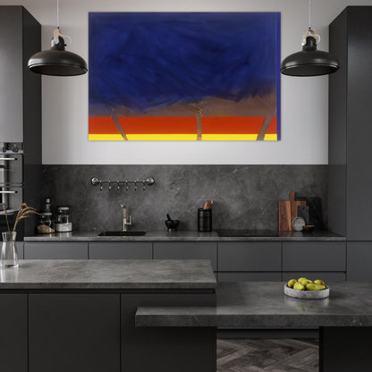 All Night - 1989 - Ronnie Landfield Art Prints - 100x150 cm / 40x60″ inches | Ronnie Landfield Poster | Ronnie Landfield Prints