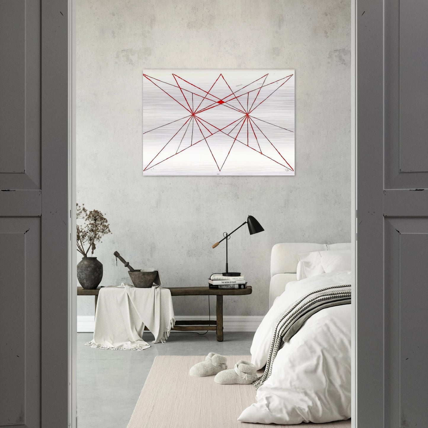 UNTITLED 1995 6 - Louise Bourgeois Brushed Aluminum Print - 70x100 cm / 28x40 inches | Louise Bourgeois Aluminum Print | Louise Bourgeois Prints