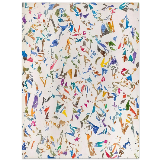 Simon Hantai - Blanc - 1974  75x100 cm / 30x40inches Fine Art Poster