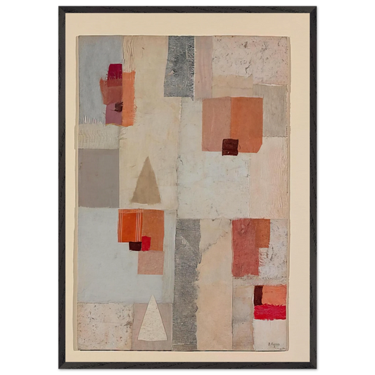 Untitled - 1954 N2 - Anne Ryan 70x100 cm / 28x40 inches Framed Art Print – Black Wooden Frame