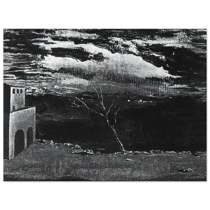 Salvador Dali - LANDSCAPE NEAR AMPURDAN  75x100 cm / 30x40inches Fine Art Poster