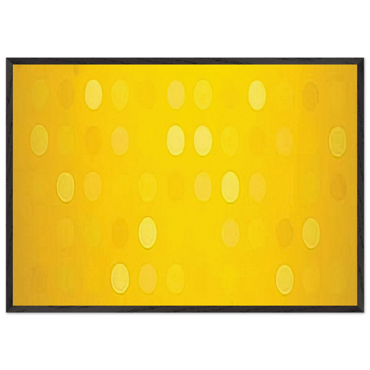 Grid Twenty-Eight - 1970 - Thomas Downing 70x100 cm / 28x40 inches Framed Art Print – Black Wooden Frame