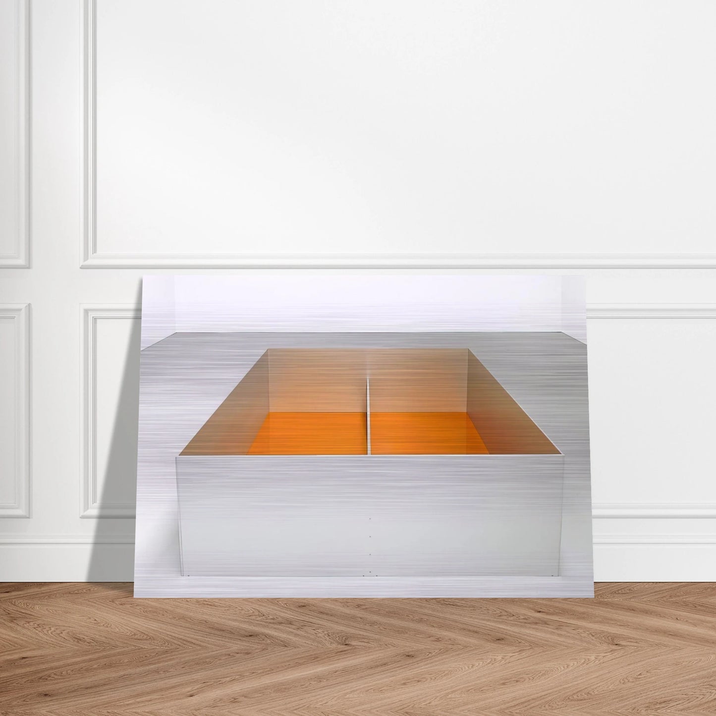 Untitled Menziken - 1989 - Donald Judd Brushed Aluminum Print - 70x100 cm / 28x40 inches | Donald Judd Aluminum Print | Donald Judd Prints