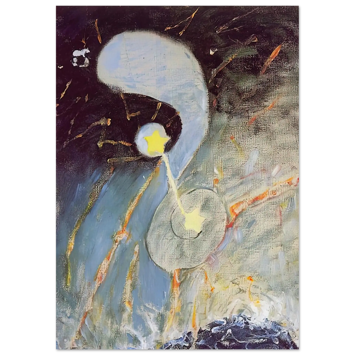 Hilma af Klint - CHAOS NR 2 1906 Wall art - 40x50 cm / 16x20 Inches - Fine Art Poster - -