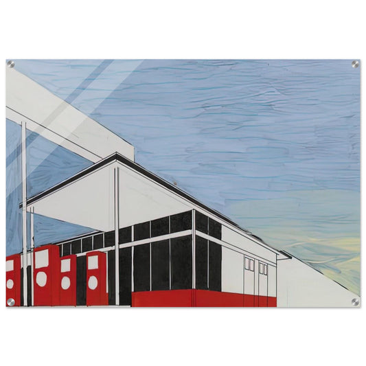 STANDARD STUDY 3 1963 - Edward Ruscha Acrylic Print - 70x100 cm / 28x40″ inches
