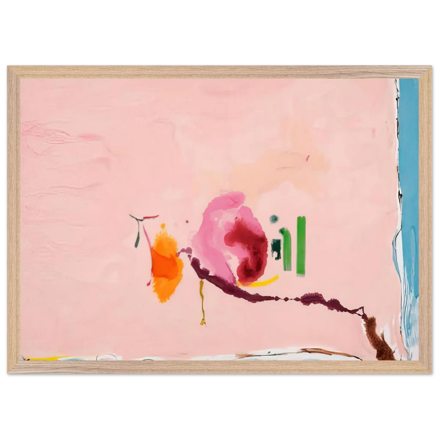 Helen Frankenthaler - Flirt - 1995 Wall art - 28x43  cm / XL (11x17 inches) - Fine Art Poster - -