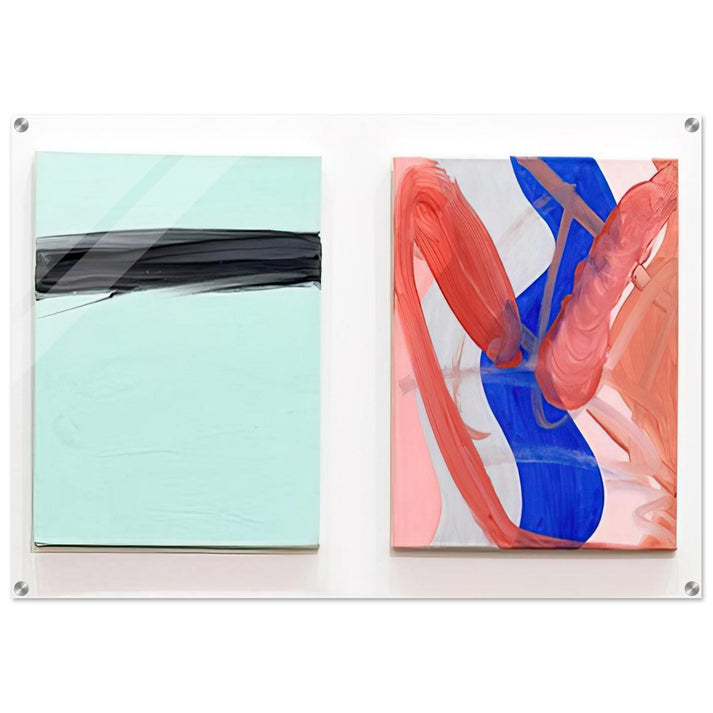 Untitled - 1996 - Michel Majerus Acrylic Print - 70x100 cm / 28x40″ inches