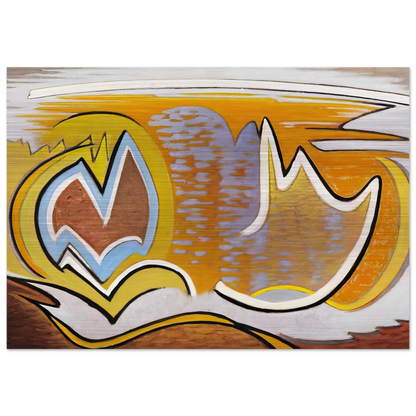 Abstract - Abstract Art - Lawren Harris Brushed Aluminum Print - 70x100 cm / 28x40 inches | Lawren Harris Aluminum Print | Lawren Harris Prints