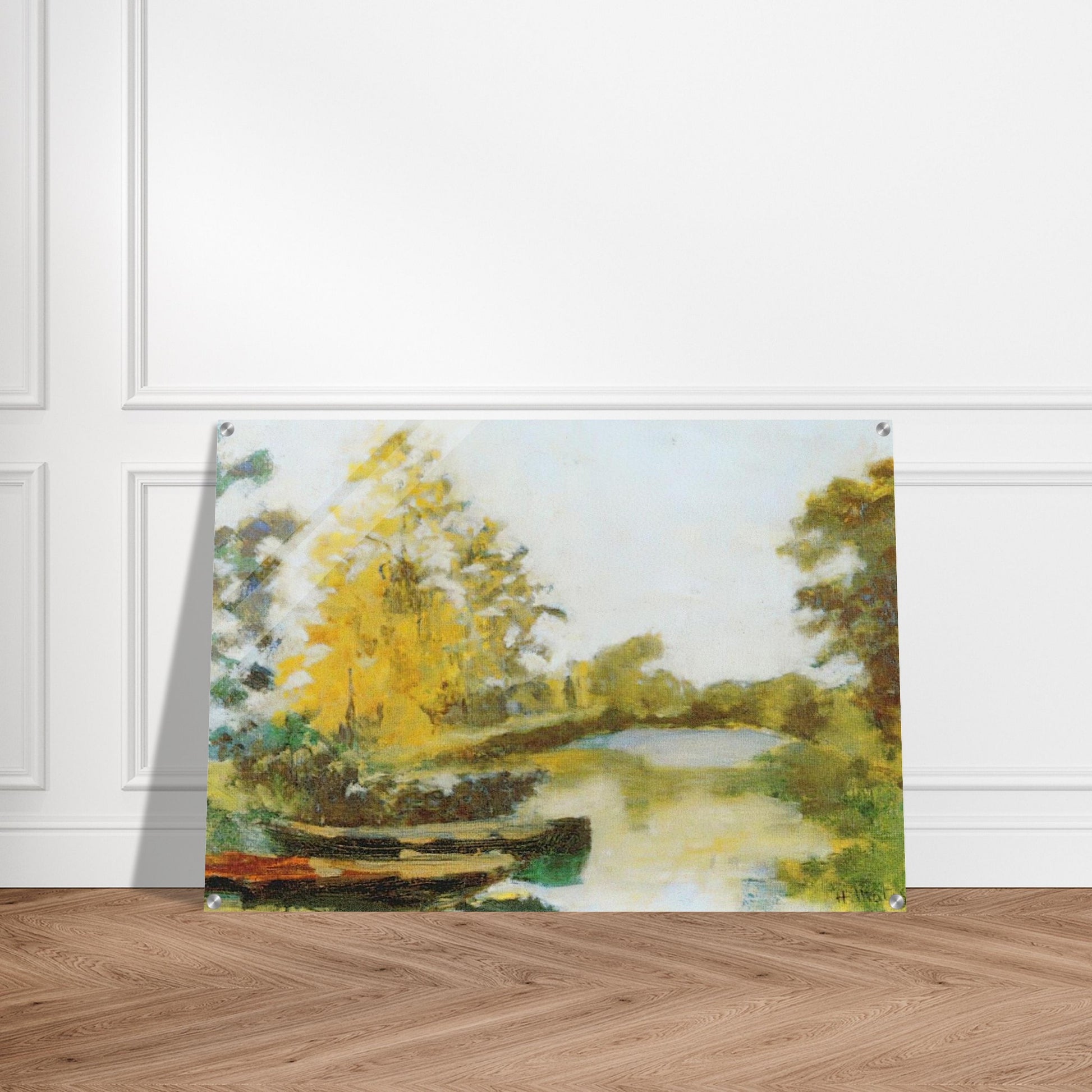 BANKS OF THE CANAL 1903 - Henri Matisse Acrylic Print - 70x100 cm / 28x40″ inches | Henri Matisse Wall Art | Henri Matisse Prints