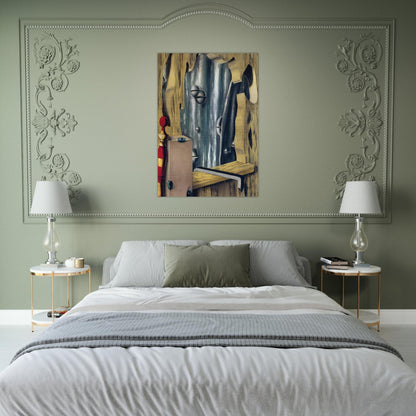 THE SILVER GAP 1926 - Rene Magritte Brushed Aluminum Print - 70x100 cm / 28x40 inches | Rene Magritte Aluminum Print | Rene Magritte Prints