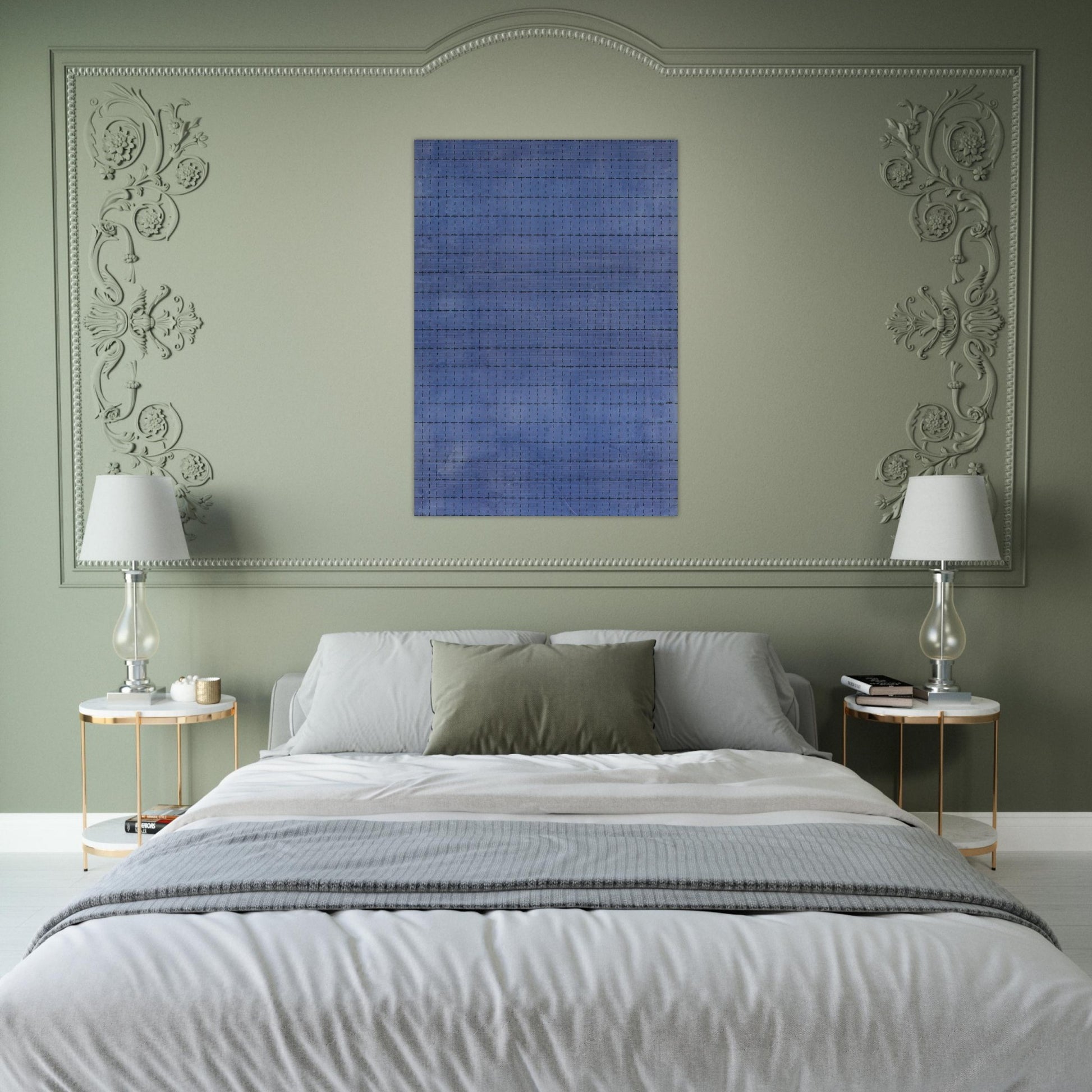 Starlight - Agnes Martin Brushed Aluminum Print - 70x100 cm / 28x40 inches | Agnes Martin Aluminum Print | Agnes Martin Prints