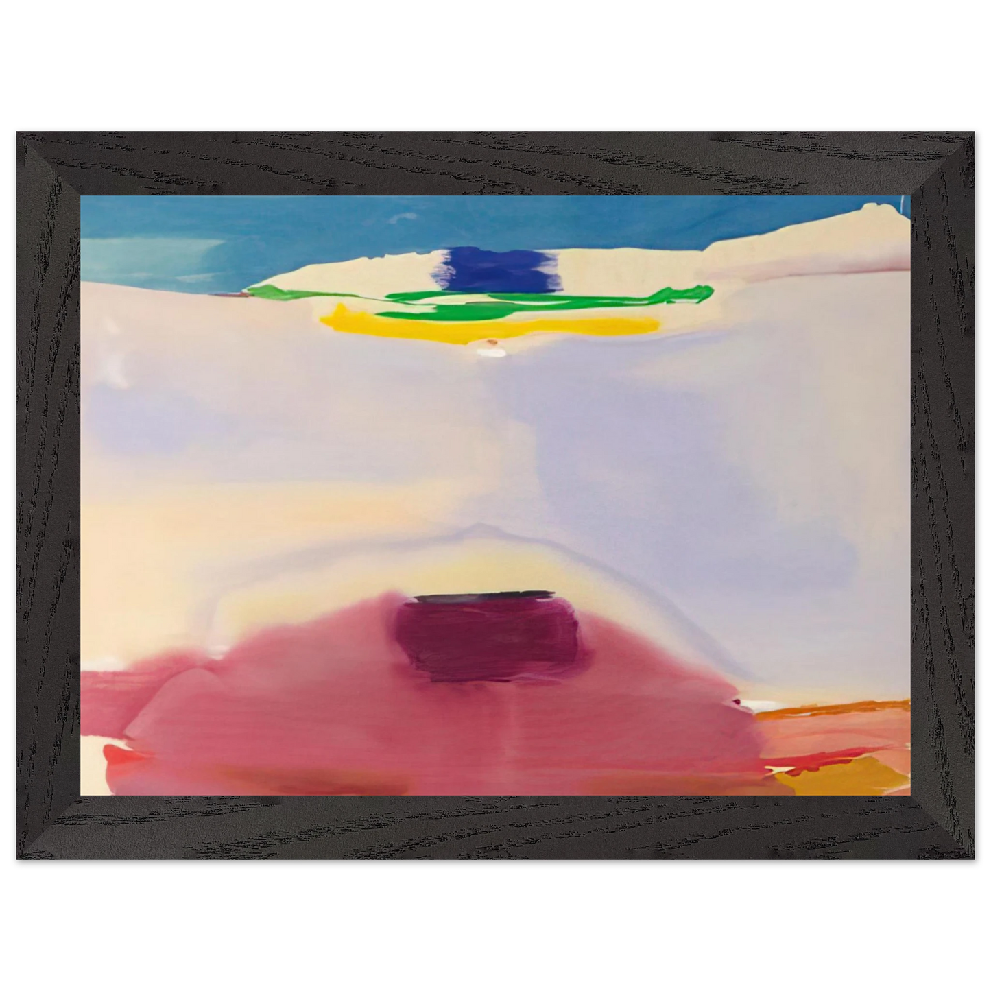 Helen Frankenthaler - Leveling - 1973 Wall art - 27x35 cm / 11x14 inches - Fine Art Poster-canvas - -