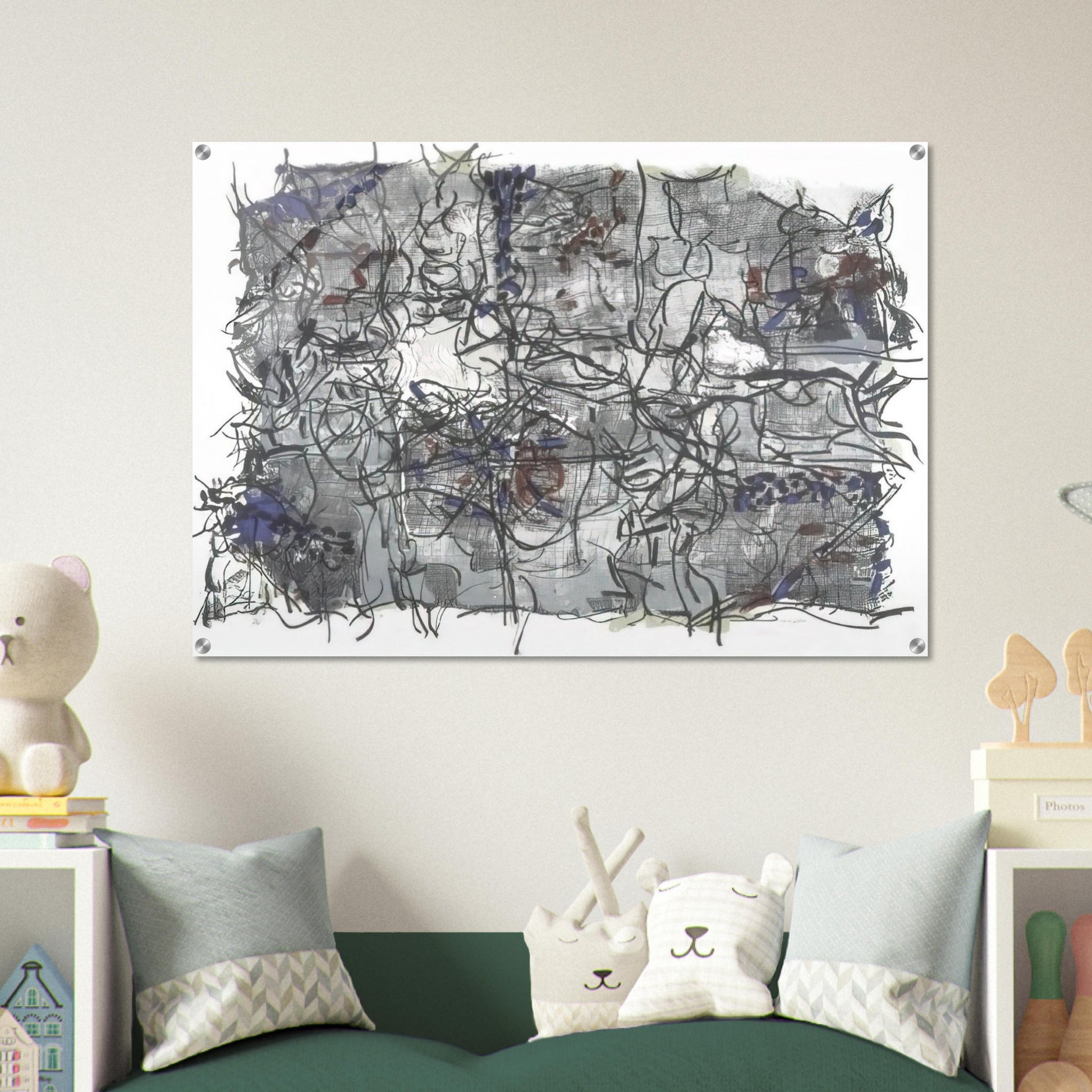 Jute IV - Jean-Paul Riopelle Acrylic Print - 70x100 cm / 28x40″ inches