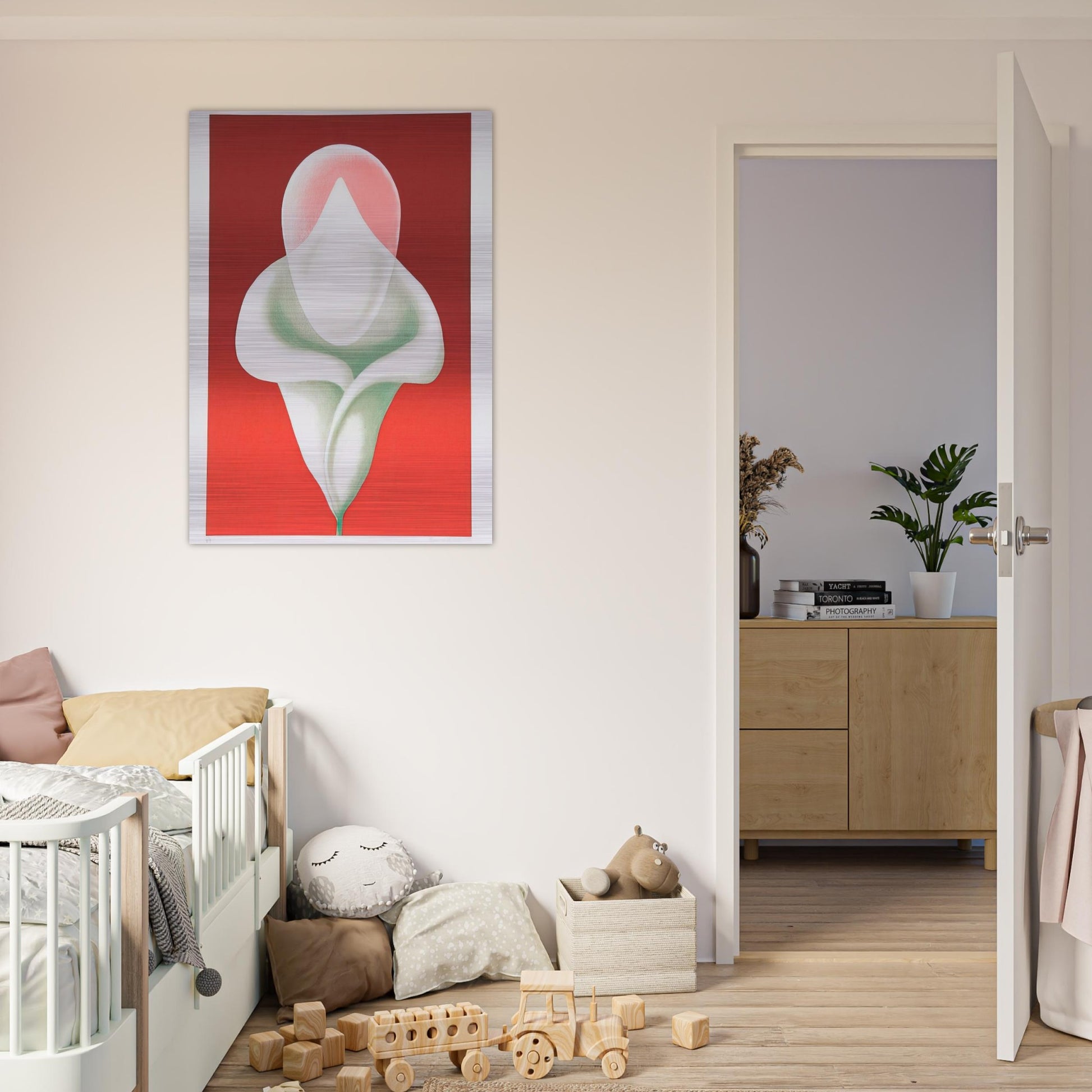 Abstract Tulip - 1979 - Clarence Holbrook Carter Brushed Aluminum Print - 70x100 cm / 28x40 inches | Clarence Holbrook Carter Aluminum Print | Clarence Holbrook Carter Prints