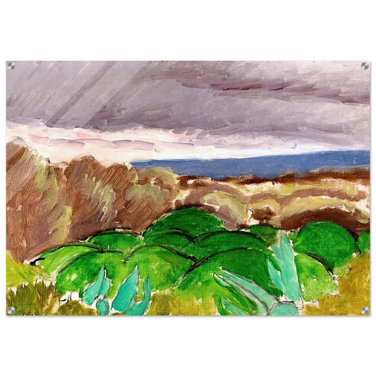CAGNES LANDSCAPE IN STORMY WEATHER 1917 - Henri Matisse Acrylic Print - 70x100 cm / 28x40″ inches